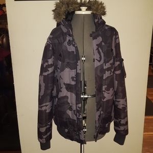 Boohoo Hooded Outerwear Jacket.